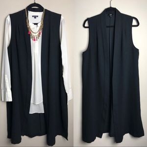 Mossimo • Long line open front vest